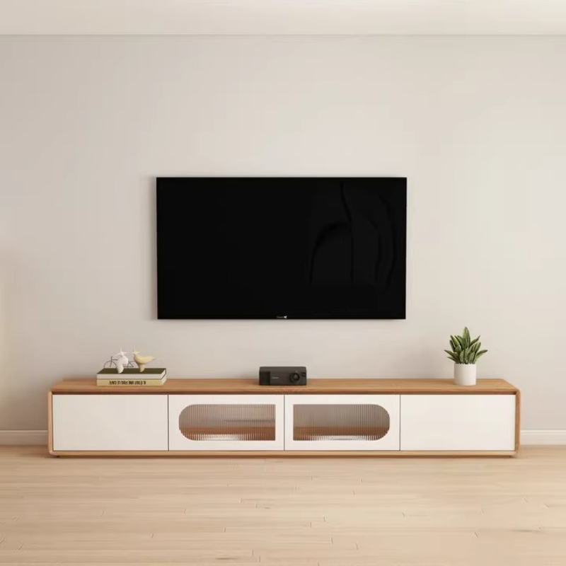 Interior Design White And Wood - مصمم الملحقات خزانة التلفزيون تصميم المنزل