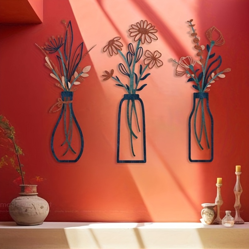 3 منحوتات جدارية كبيرة بتصميم  - مراجعة Interior Design Office وسعره
