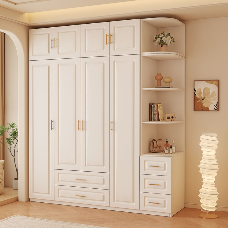 خزانة بيضاء كريمية لهجة الشمال - مراجعة Interior Design White And Wood وسعره