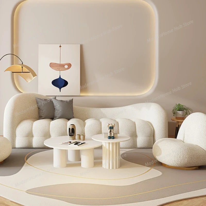أرائك غرفة المعيشة البيضاء الك - مراجعة Interior Design White And Wood وسعره