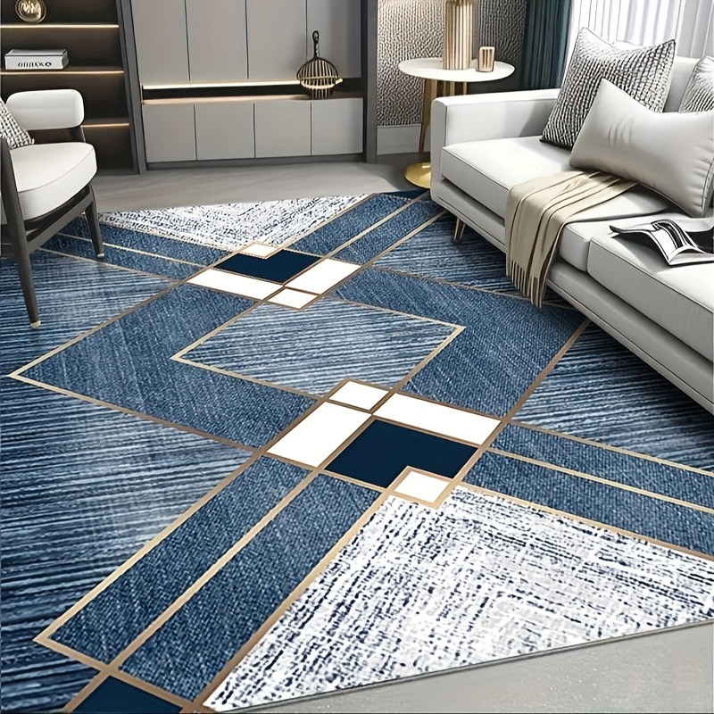 سجادة أرضية عصرية بتصميم شبكي  - مراجعة Interior Design Deck وسعره