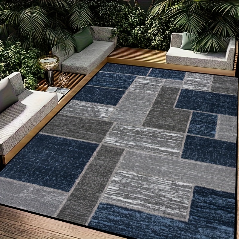 سجادة أرضية عصرية بتصميم شبكي  - مراجعة Interior Design Deck وسعره