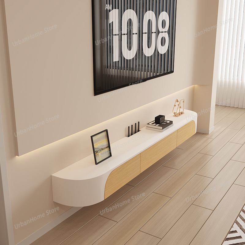 خزانة تلفزيون بيضاء لغرفة النو - مراجعة Interior Design White And Wood وسعره