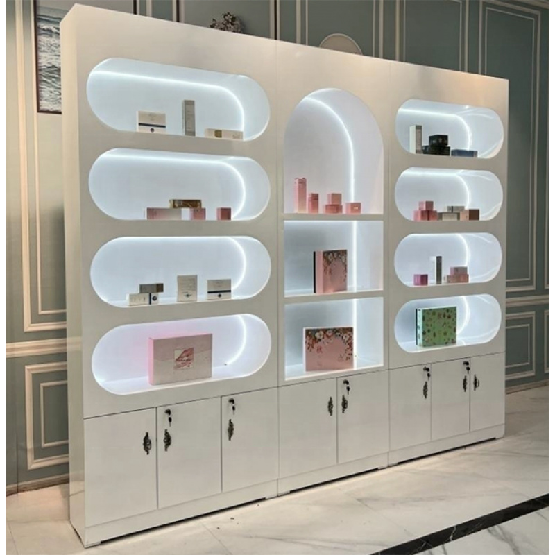 custom.متجر مستحضرات التجميل ا - مراجعة Interior Design White And Wood وسعره